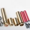 conchiglia d'argento puntatore laser fascio blu